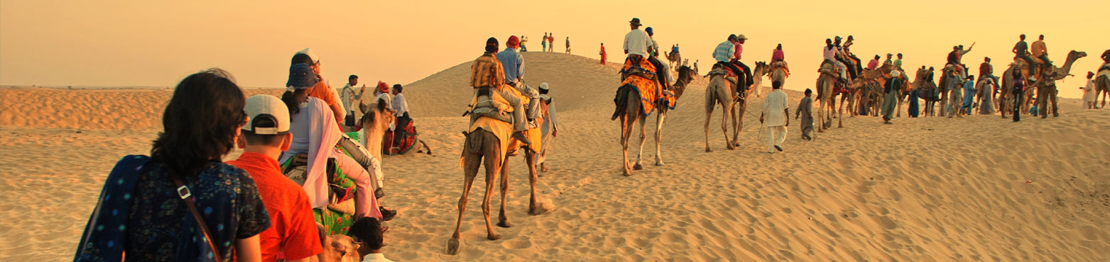 Camel Safari durante el viajes a India